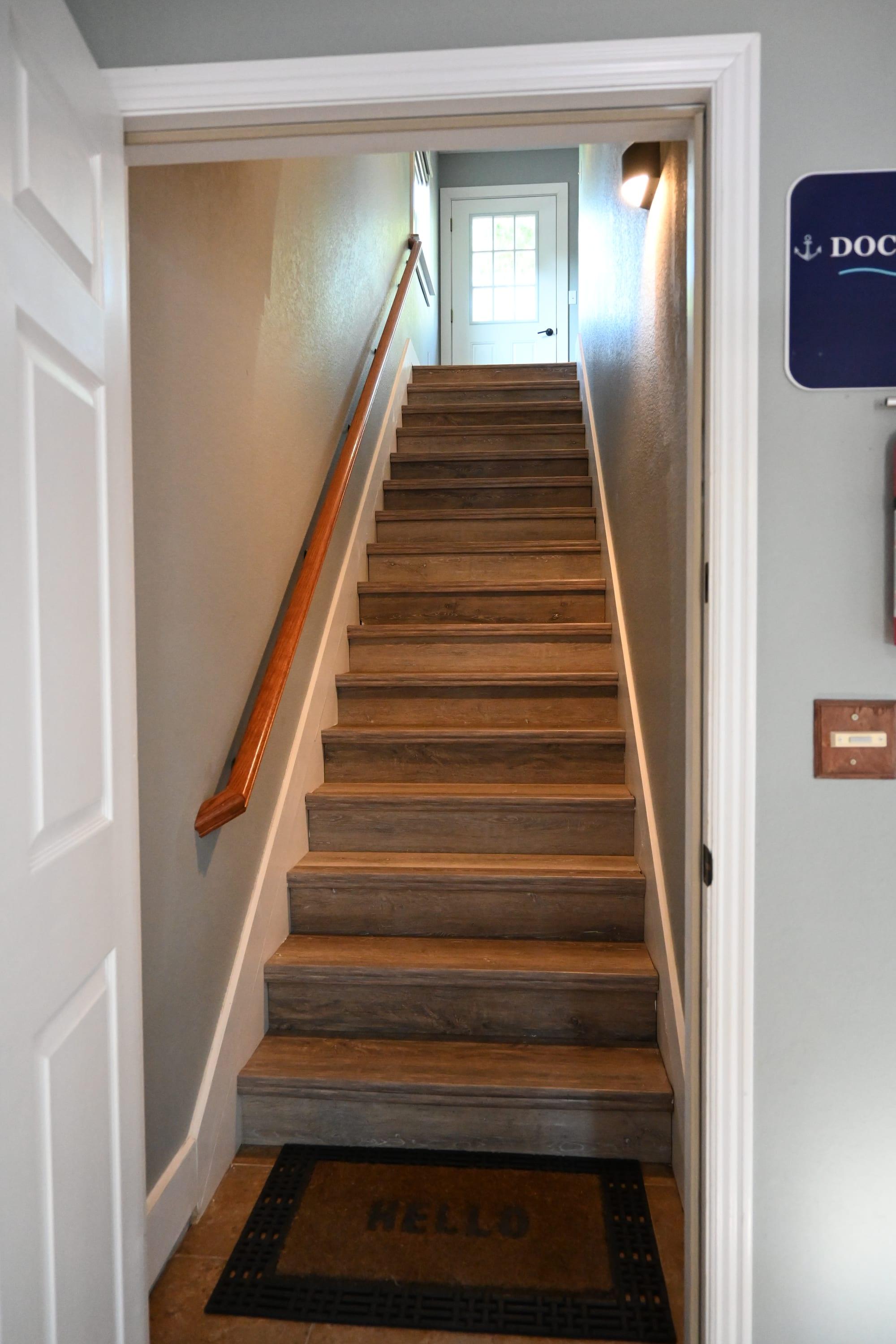 Entrance to a suite at Dock Holiday Suites
