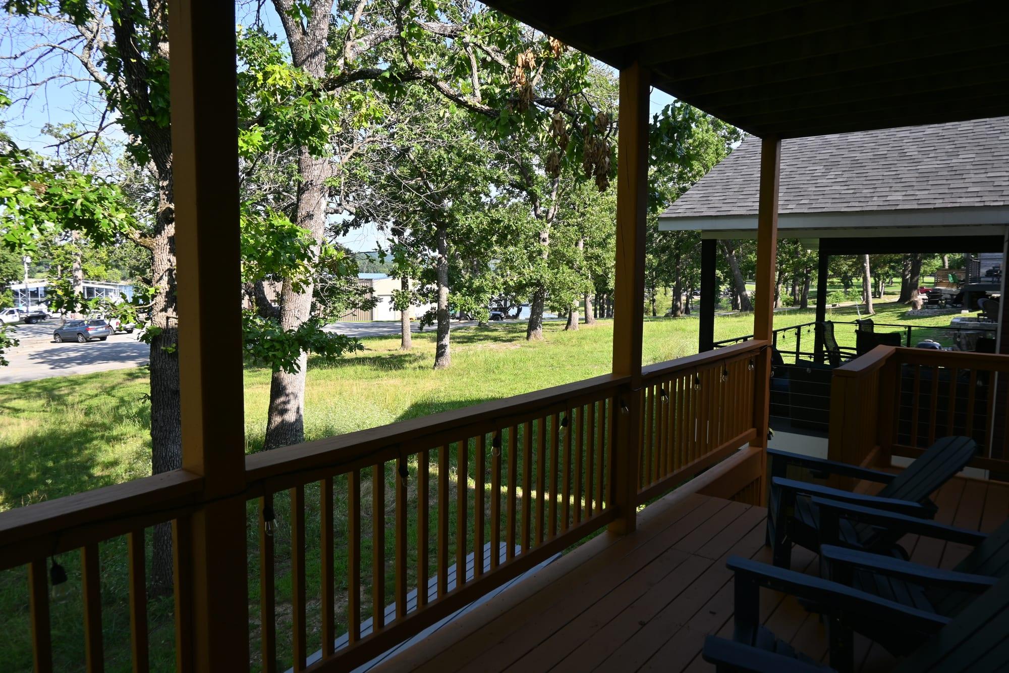 View of Table Rock Lake and the marina from the Suite 1 deck